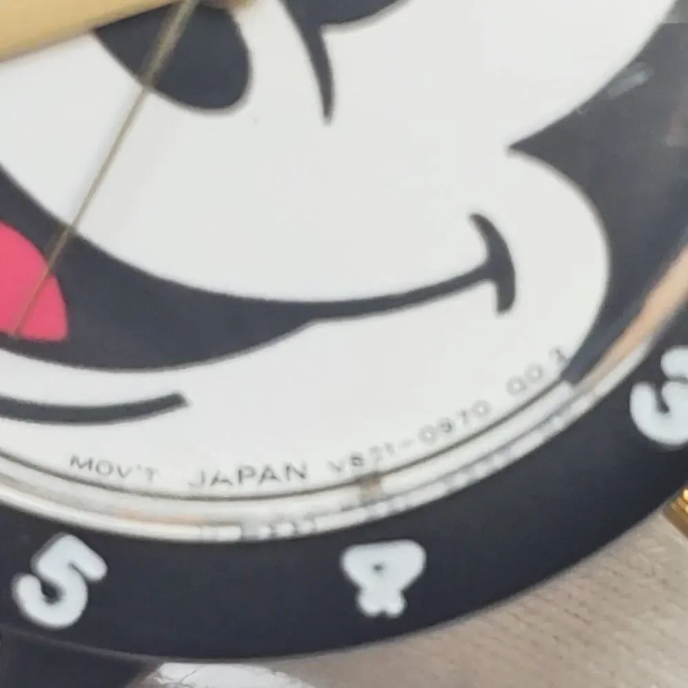 Vintage Disney X Lorus Mickey Mouse Black Ears Watch